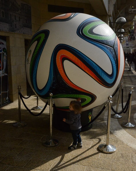 Greta and the FIFA 2014 Ball